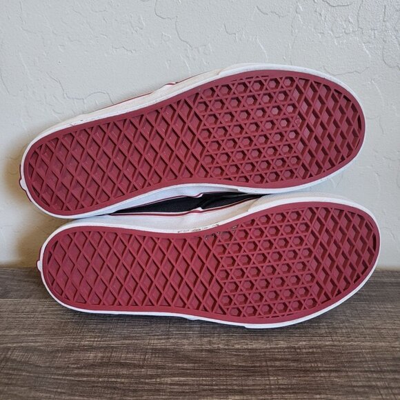 Vans Atwood Textile Classic Skate Shoe Sneaker Low Top Black Chili Size Youth 6 - Picture 8 of 10